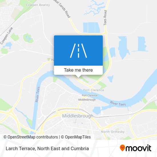 Larch Terrace map