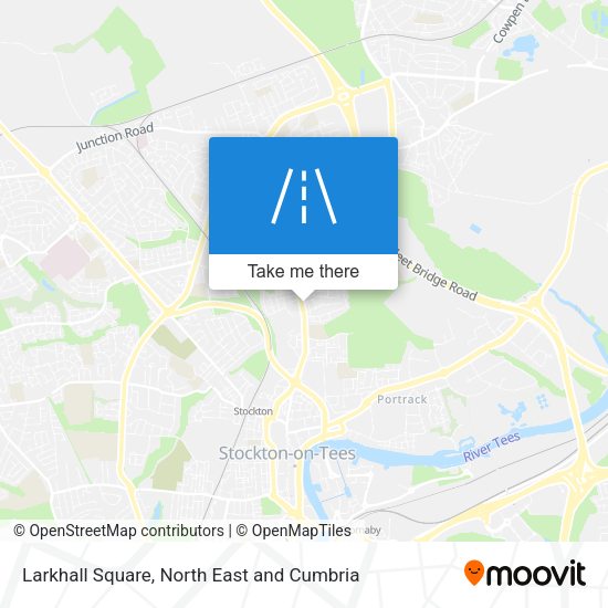Larkhall Square map