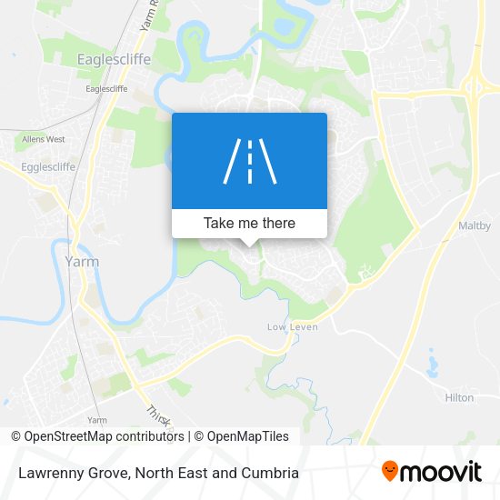 Lawrenny Grove map