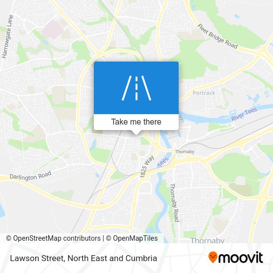 Lawson Street map