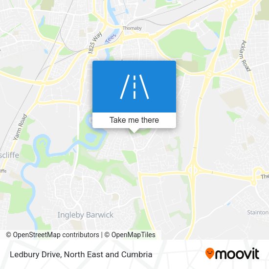 Ledbury Drive map