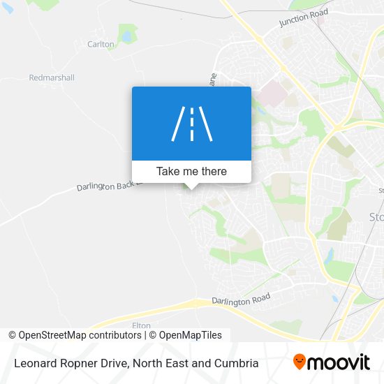 Leonard Ropner Drive map