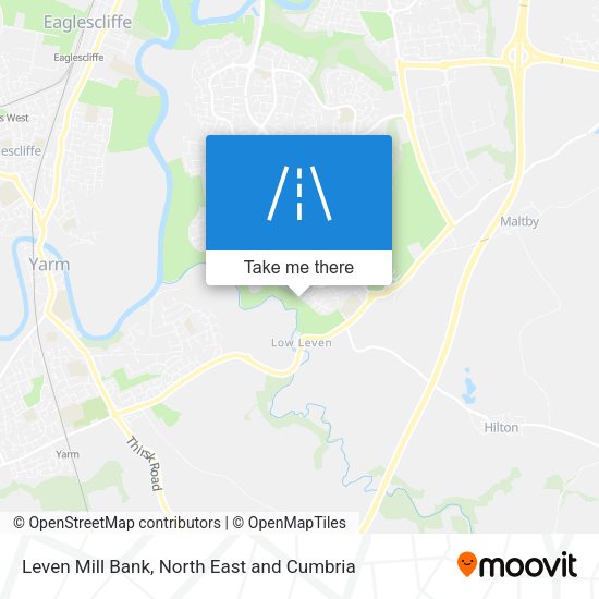 Leven Mill Bank map