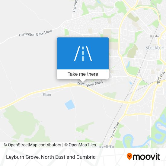 Leyburn Grove map