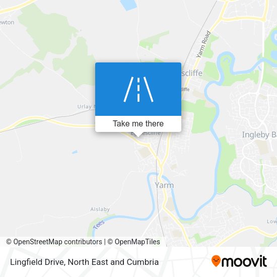 Lingfield Drive map