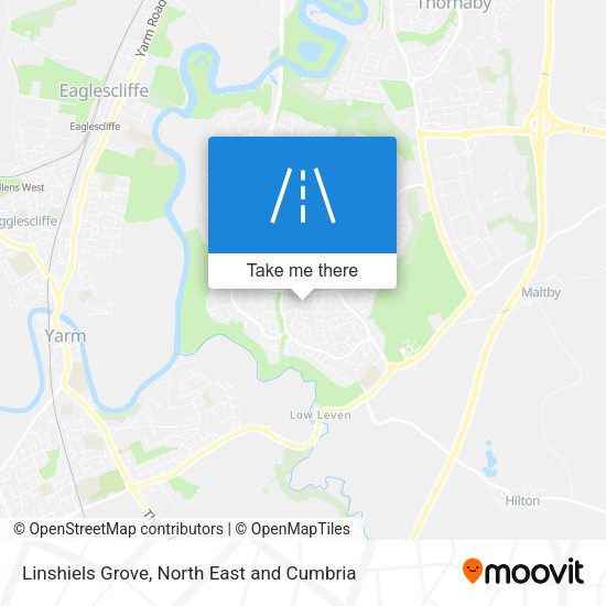Linshiels Grove map