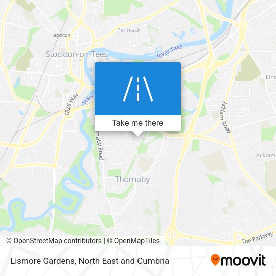Lismore Gardens map
