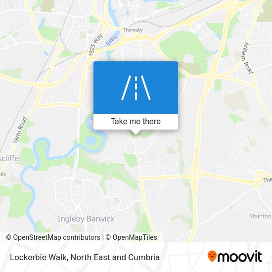 Lockerbie Walk map