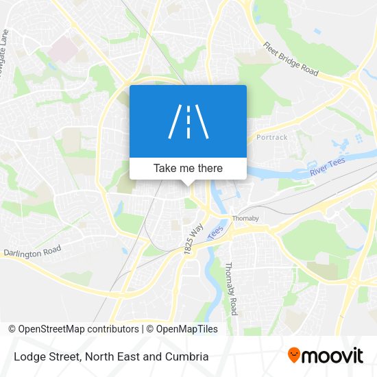 Lodge Street map