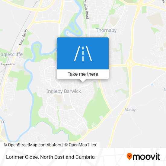 Lorimer Close map