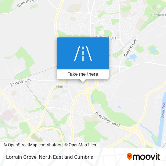Lorrain Grove map