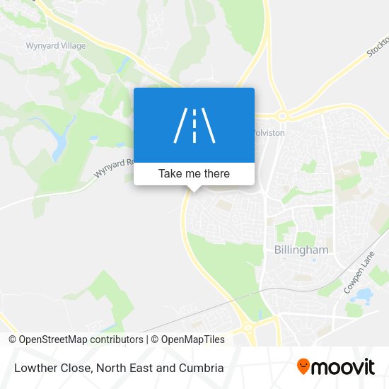 Lowther Close map