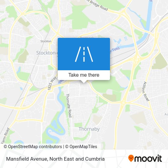 Mansfield Avenue map