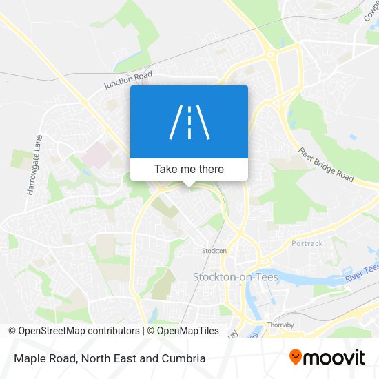 Maple Road map