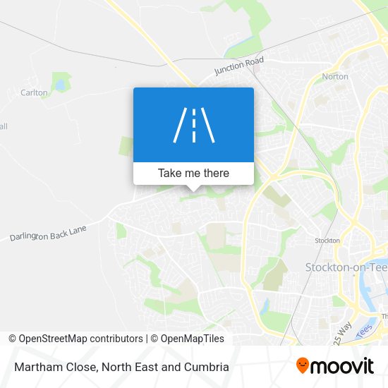 Martham Close map