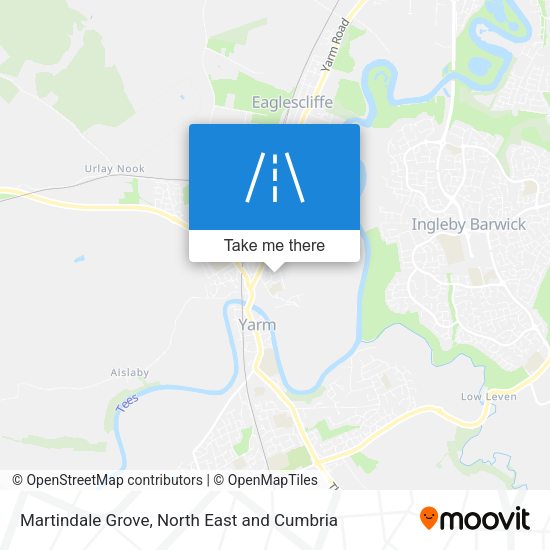Martindale Grove map