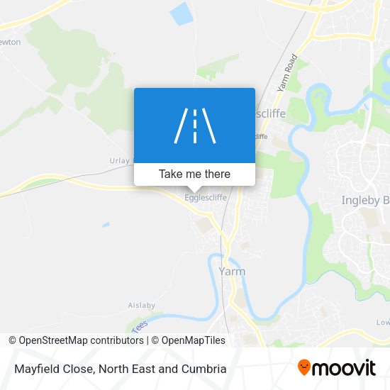 Mayfield Close map