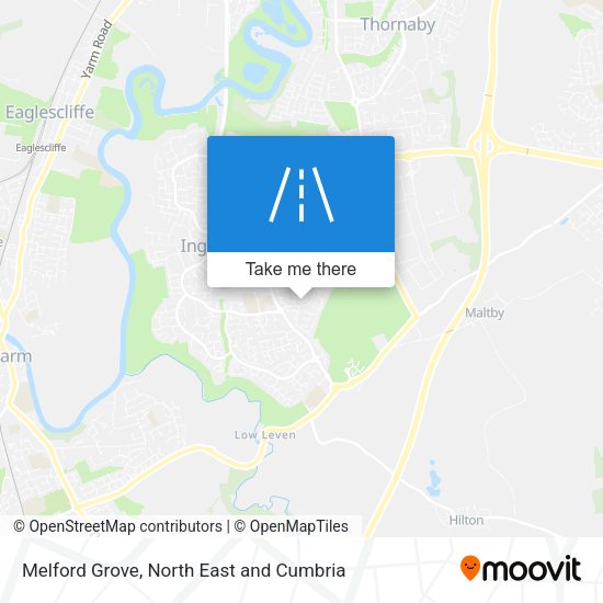 Melford Grove map