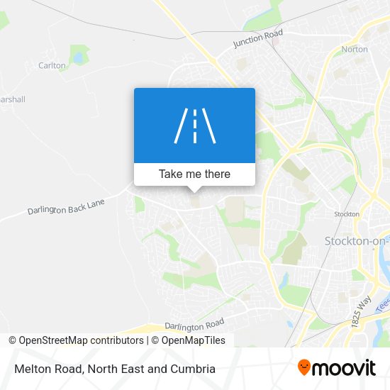 Melton Road map