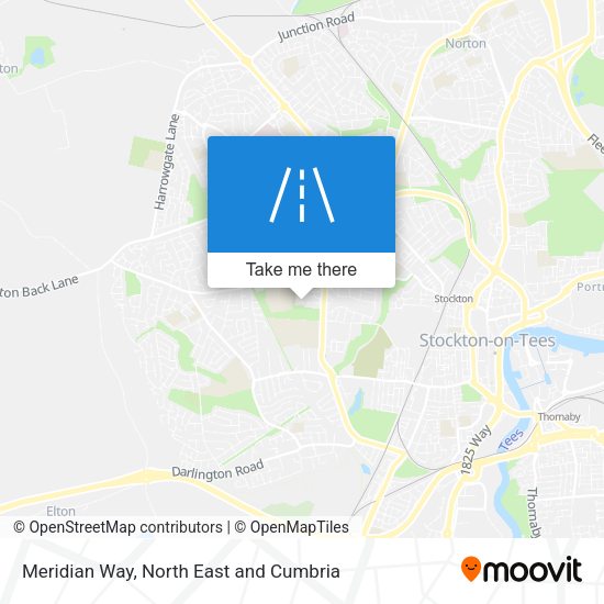 Meridian Way map