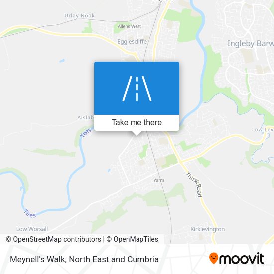 Meynell's Walk map