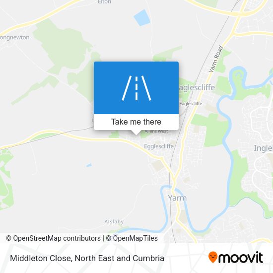 Middleton Close map