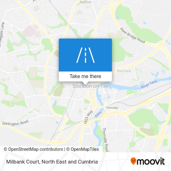 Milbank Court map