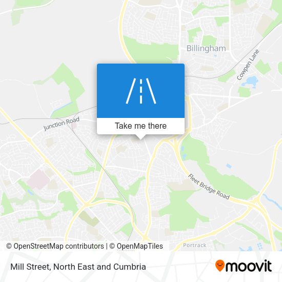 Mill Street map
