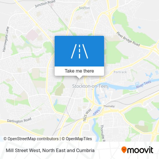 Mill Street West map