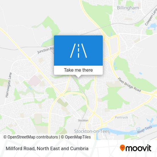 Millford Road map