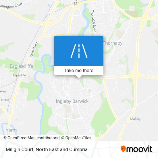 Millgin Court map