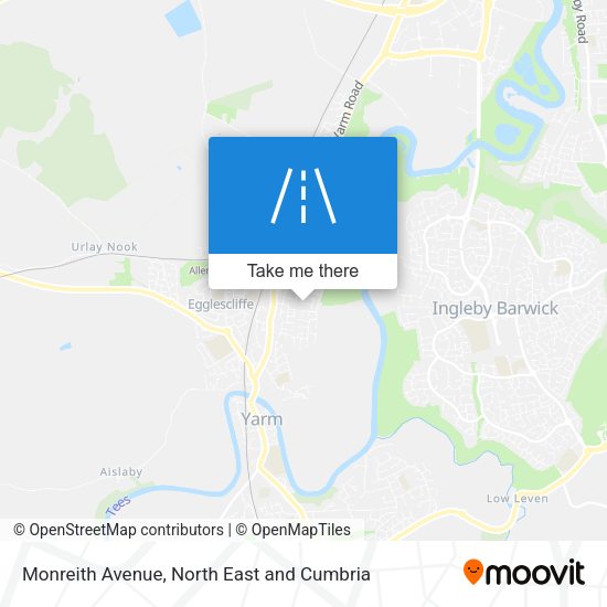 Monreith Avenue map