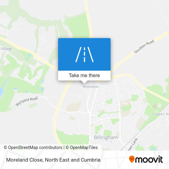 Moreland Close map