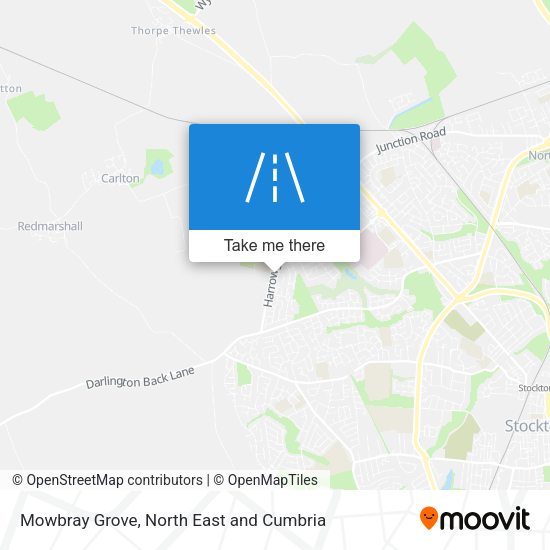Mowbray Grove map