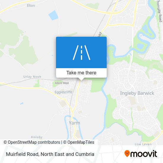 Muirfield Road map