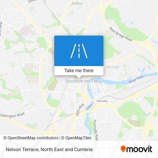 Nelson Terrace map