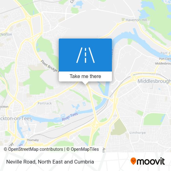 Neville Road map