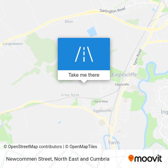 Newcommen Street map