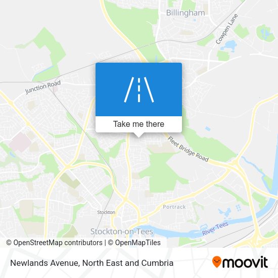 Newlands Avenue map