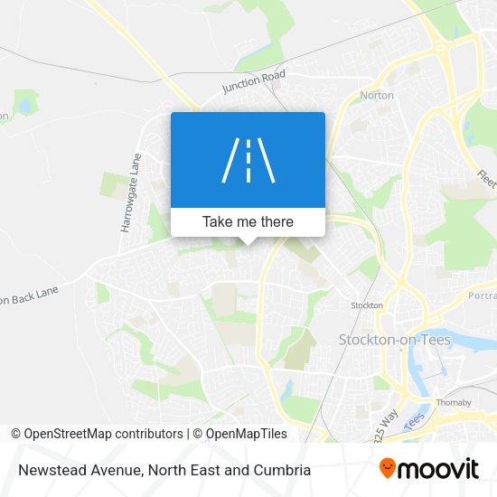Newstead Avenue map