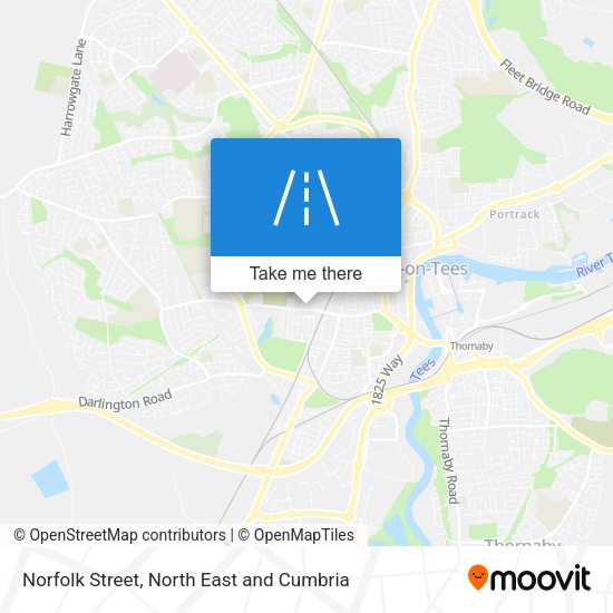 Norfolk Street map