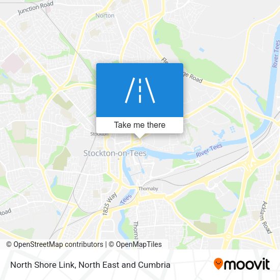 North Shore Link map