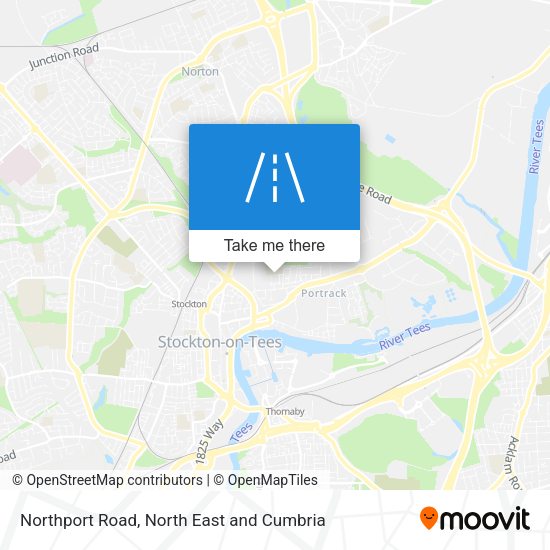 Northport Road map