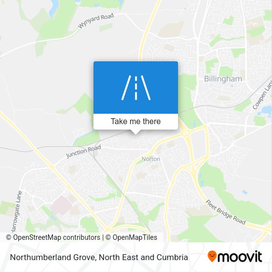 Northumberland Grove map
