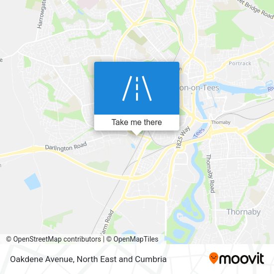 Oakdene Avenue map