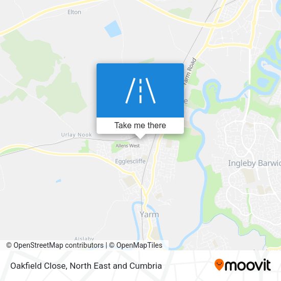 Oakfield Close map
