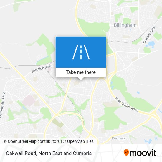 Oakwell Road map
