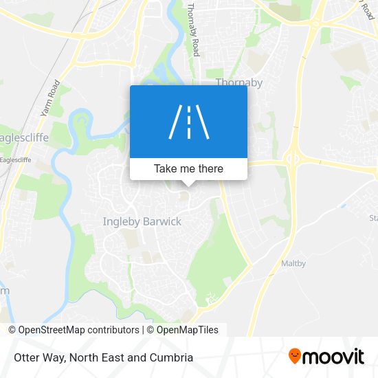 Otter Way map