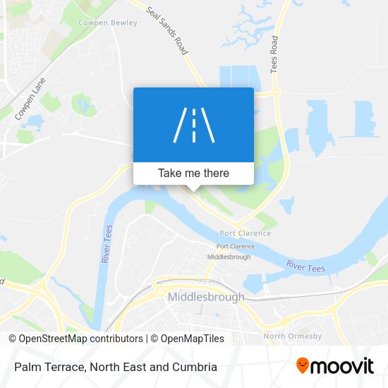 Palm Terrace map