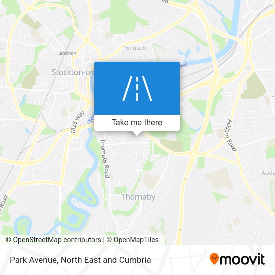 Park Avenue map